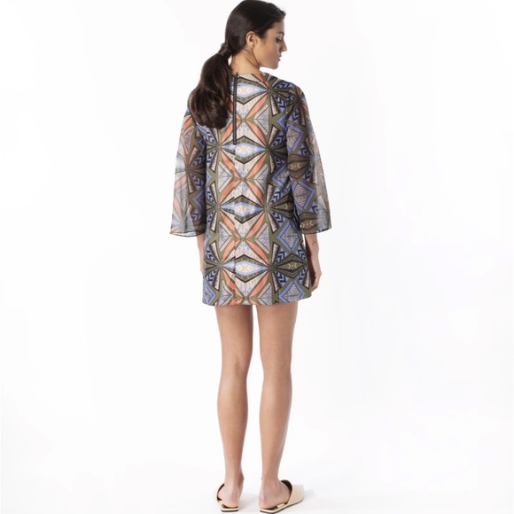 Maac London Moat 70's Boho Hippies style bold graphic print dress or tunic top - Picture 6 of 17